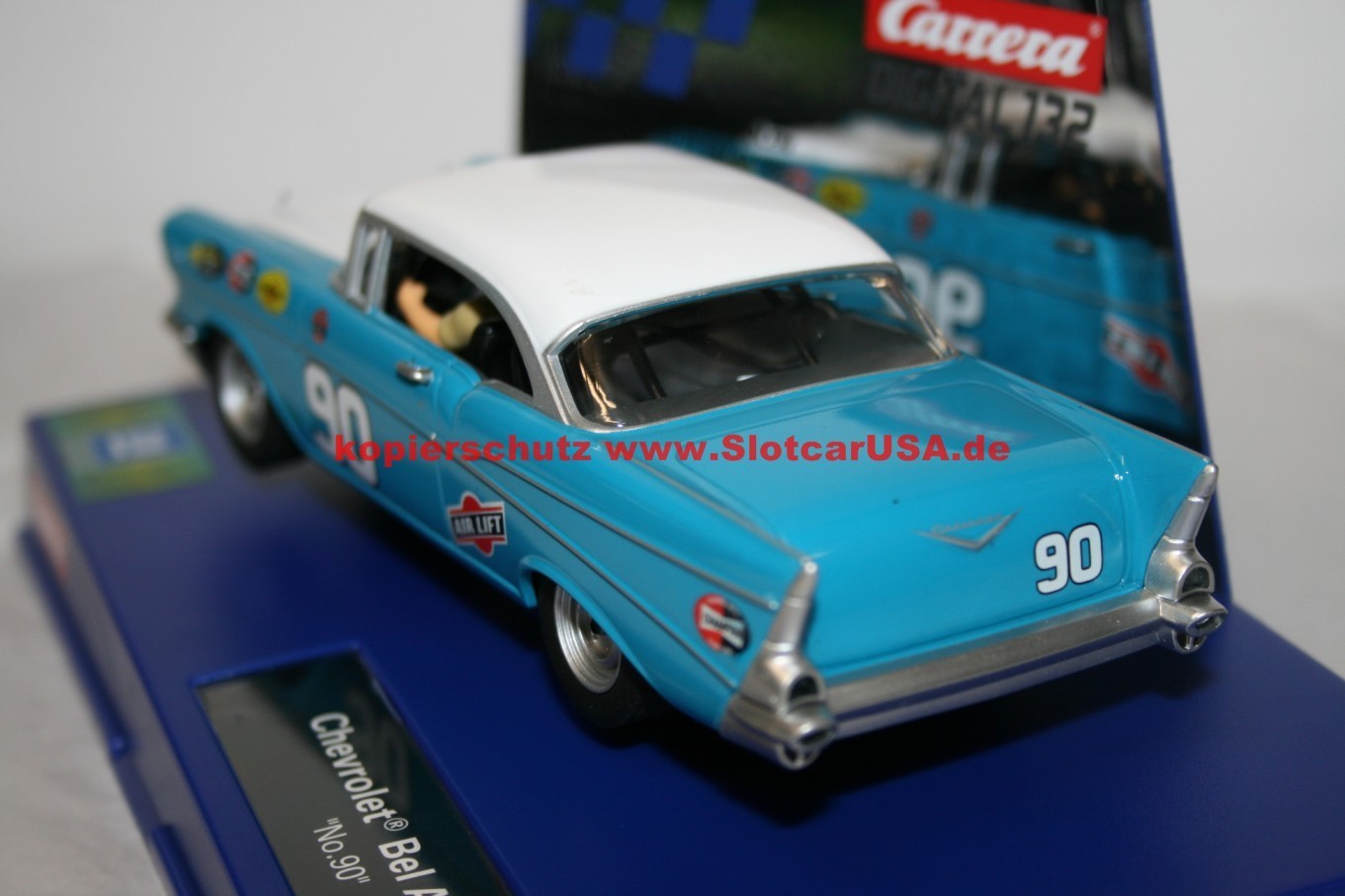 90 Karosse+Chassis FOTOS!! Carrera Digital 132 30795 Chevrolet Bel Air '57 No 