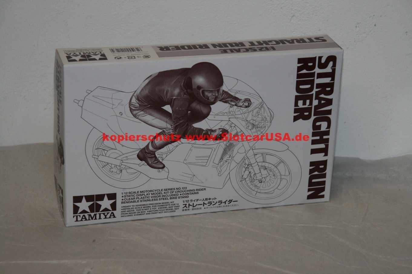 Straight Run Rider 1:12 Plastic Model Kit 14123 TAMIYA 
