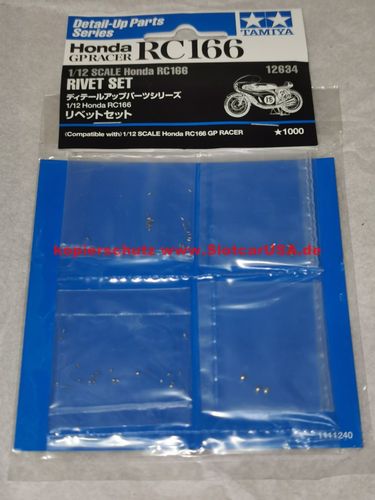 Tamiya 12634 1/12 Honda RC166 Rivet Set / Nieten-Set