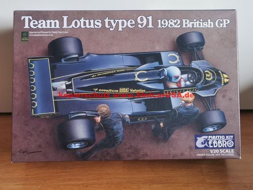 EBBRO 20012 1/20 Team Lotus Type 91 1982 British GP