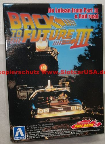 Aoshima 05477 1/43 Back to the future DeLorean Part III