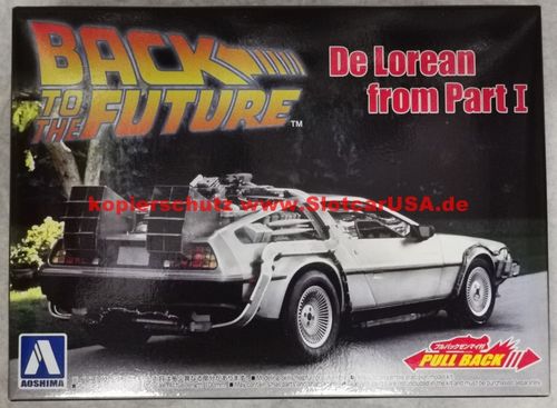 Aoshima 05475 1/43 Back to the future DeLorean Part I