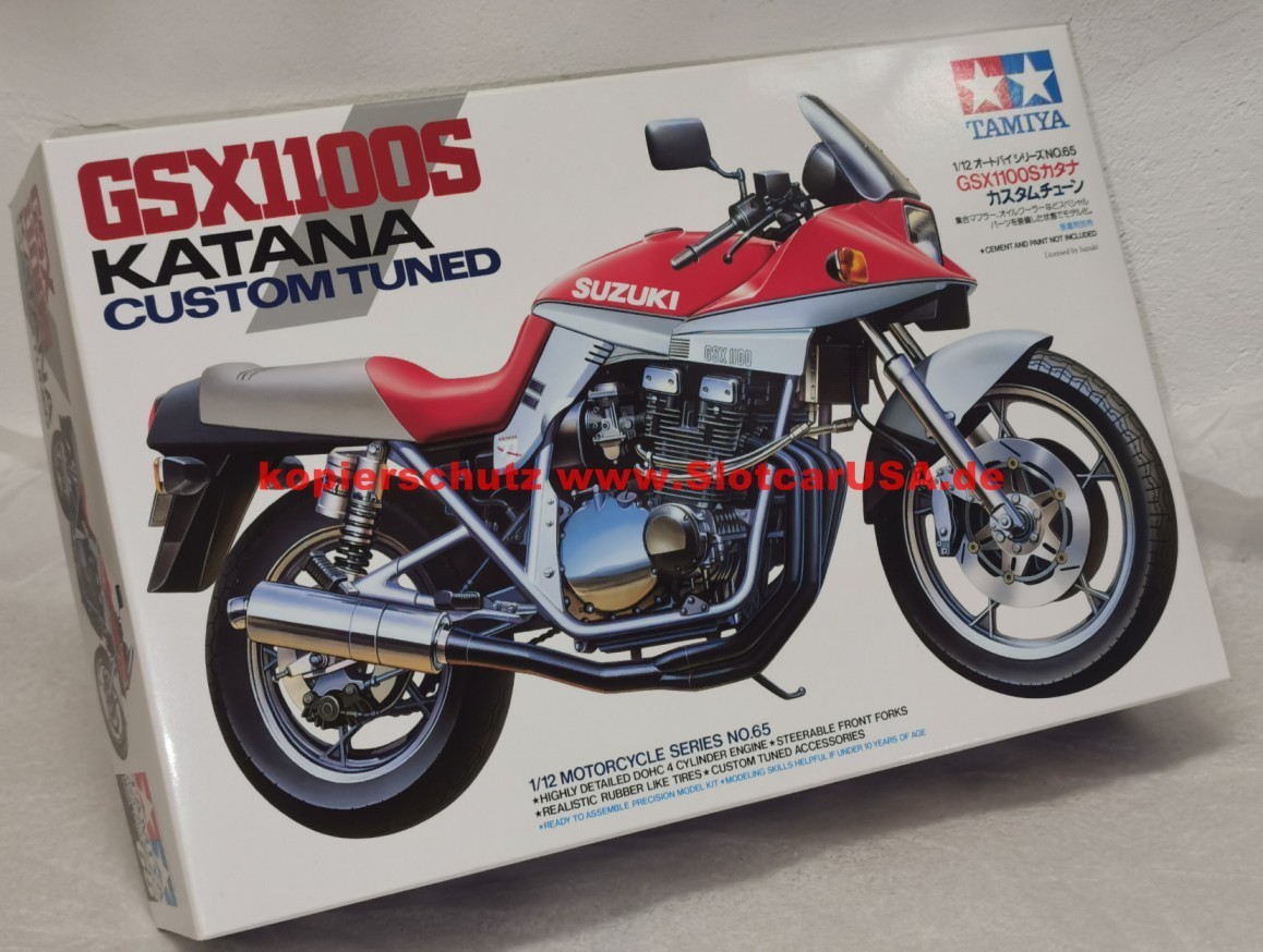 Tamiya 14065 1/12 Scale Motorcycle series No.65 GSX1100S KATANA Custom Tuned 