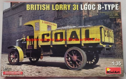 MINI ART 38027 1/35 British Lorry LGOC 3t B-Type