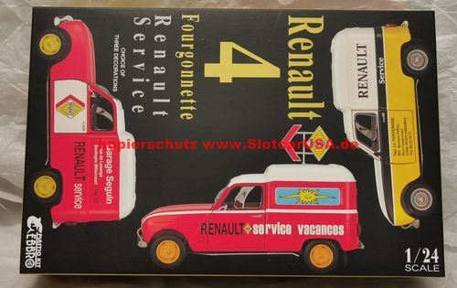 EBBRO 25012 1/24 Renault 4 Fourgonnette Service