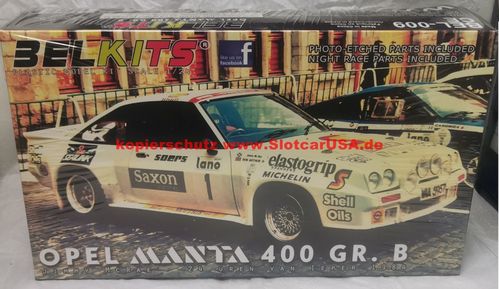 BELKITS 009 1/24 Opel Manta 400 GR.B 24ore Van Ypres 1984 Jimmy