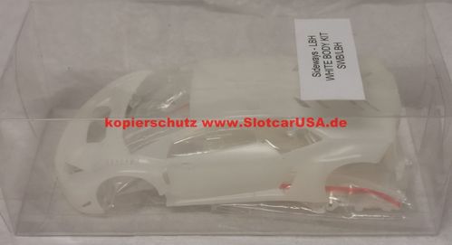 Sideways SWB-LBH 1/32 LB Huracan GT3 White Body Kit