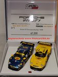 RevoSlot RS0105 1/32 Slotcar Porsche 911 GT1 - Blue Coral and Pennzoil Twin Pack