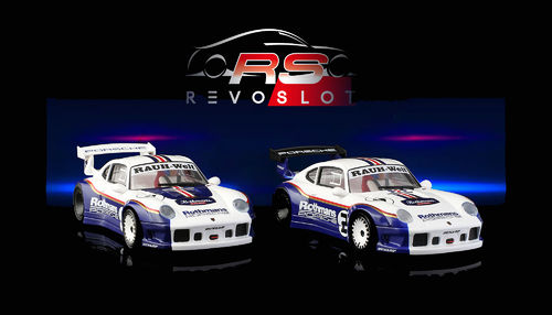 RevoSlot RS0119 1/32 Slotcar Twin-Pack GT2 Team Set Special Edition Box m.2 Autos