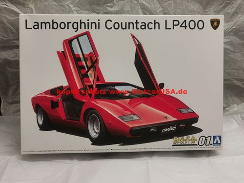 AOSHIMA 05804 1/24 Lamborghini Countach LP400 '74