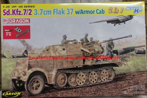 Dragon 6542 1/35 Sd.Kfz.7/2 3,7cm FLAK 37w/Armor CAB