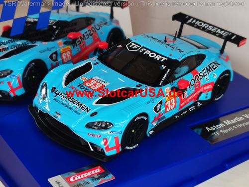 Carrera Digital 132 31074 Aston Martin Vantage GTE TF Sport 4 Horsemen Racing Nr. 33
