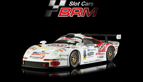 Pre Order BRM152 1/24 Slotcar Porsche 911 GT1 - FATurbo Nr. 30 - 24H LeMans 1997